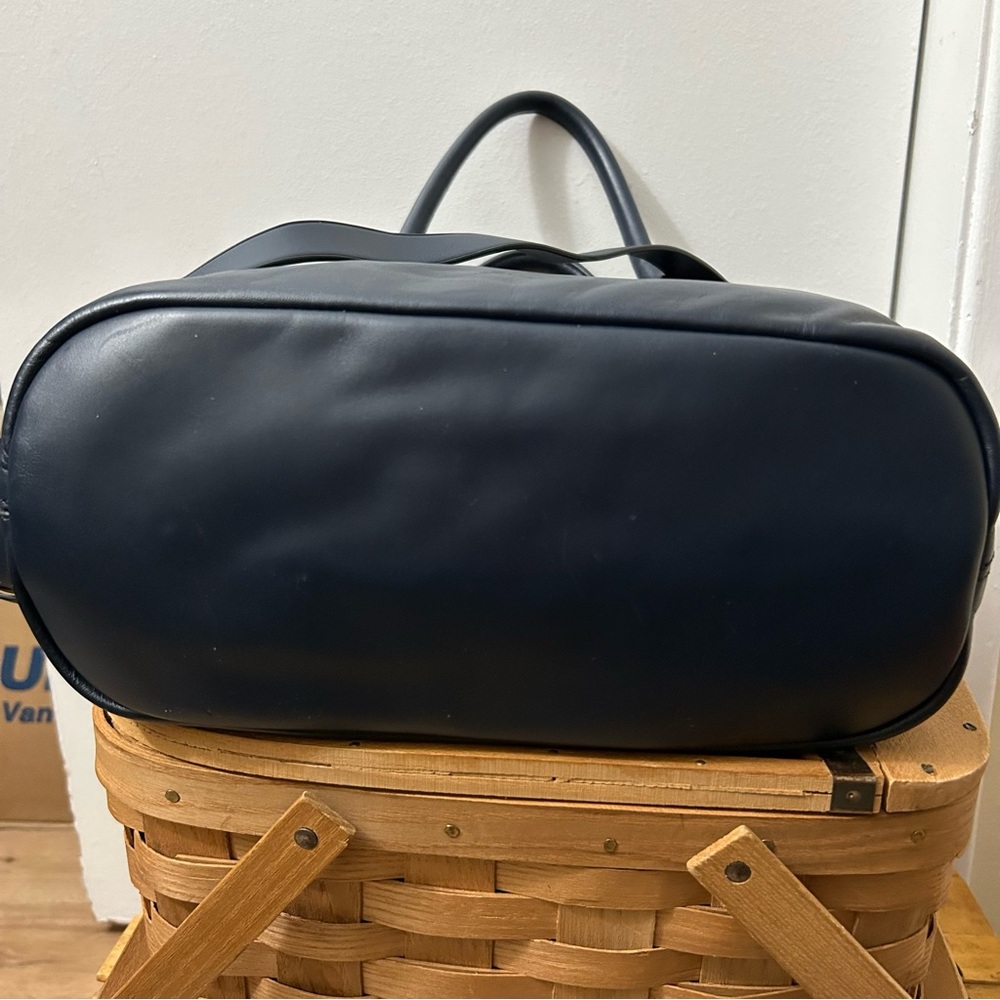 J. Crew -Harper Tote Bag in Navy Blue - Picture 3 of 12